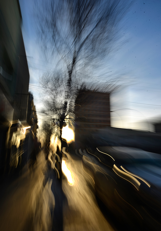 Distorted Downtown by Jim Atkinson